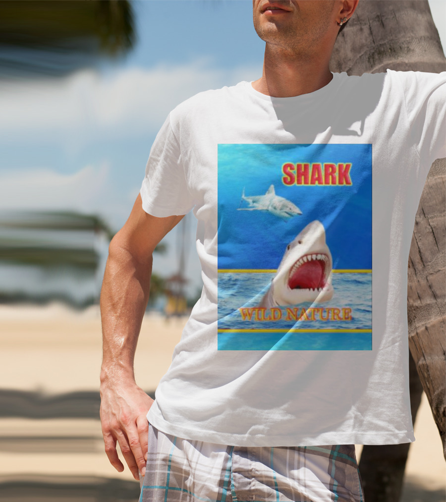 Shark Wild Nature Ocean Scene T-Shirt