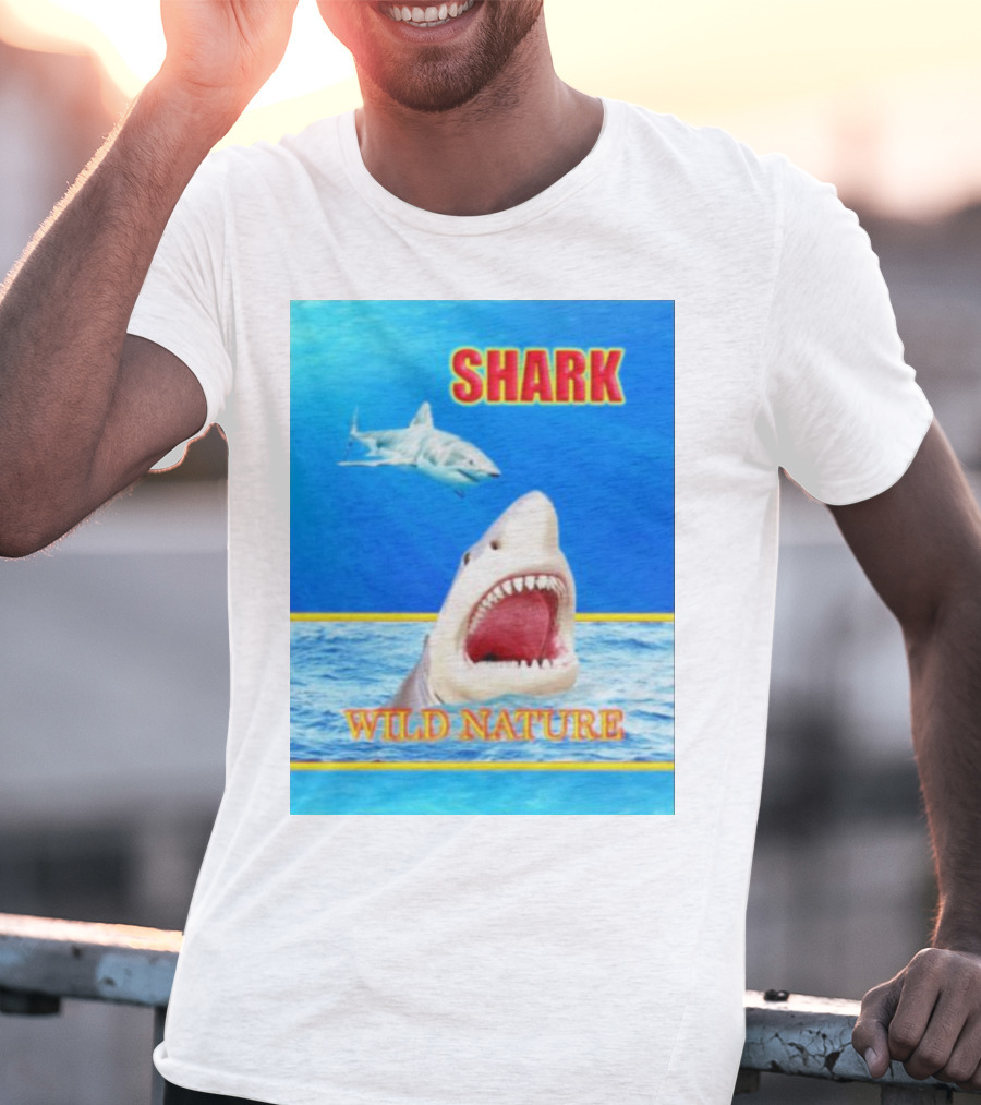 Shark Wild Nature Ocean Scene T-Shirt