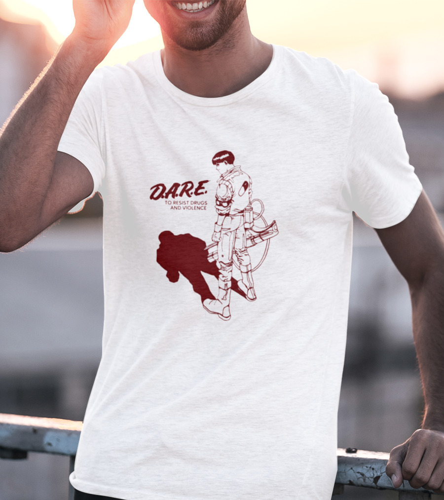 D.A.R.E. To Resist Drugs And Violence With Sci-Fi Warrior Visual T-Shirt