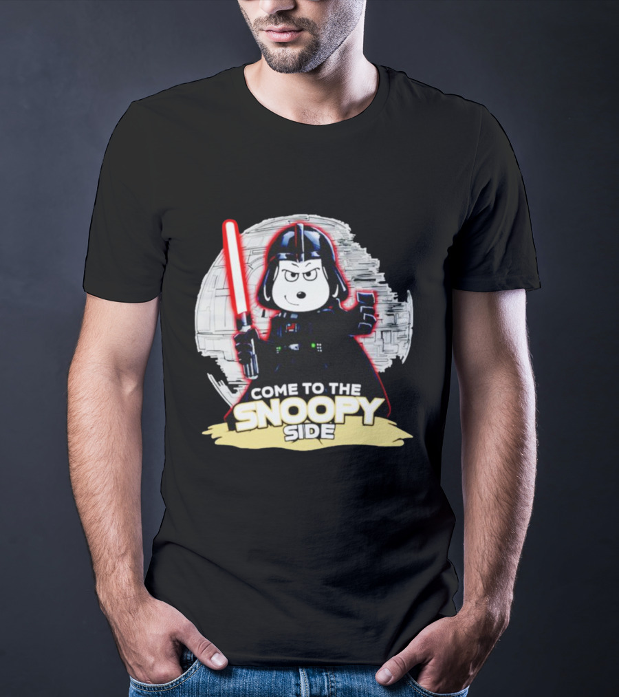 Come To The Snoopy Side Darth Vader Mashup T-Shirt
