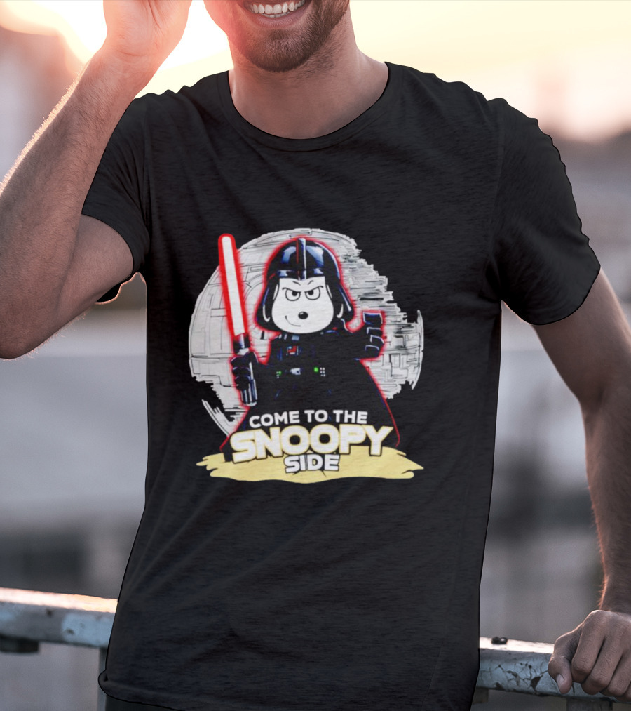 Come To The Snoopy Side Darth Vader Mashup T-Shirt