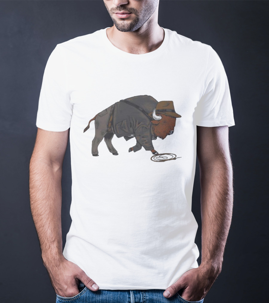 Buffalo Jones Cowboy Western Lasso Adventure T-Shirt