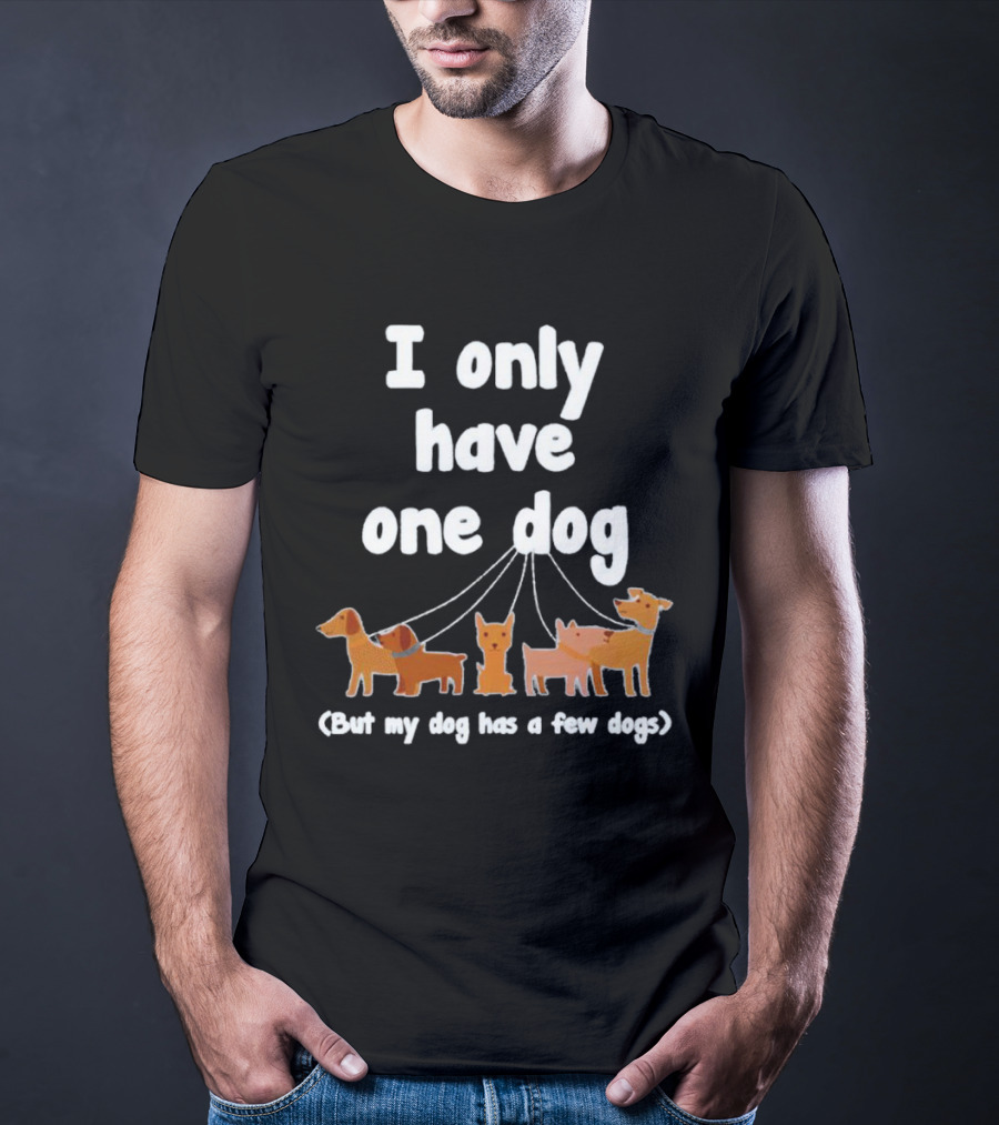 I Only Have One Dog But My Dog Has A Few Dogs T-Shirt
