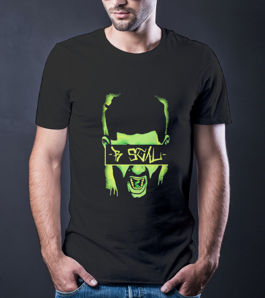 Trey Miguel Rascal Neon Face Scream T-Shirt
