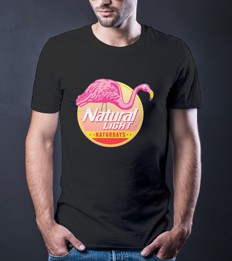 Natural Light Naturdays Flamingo T-Shirt