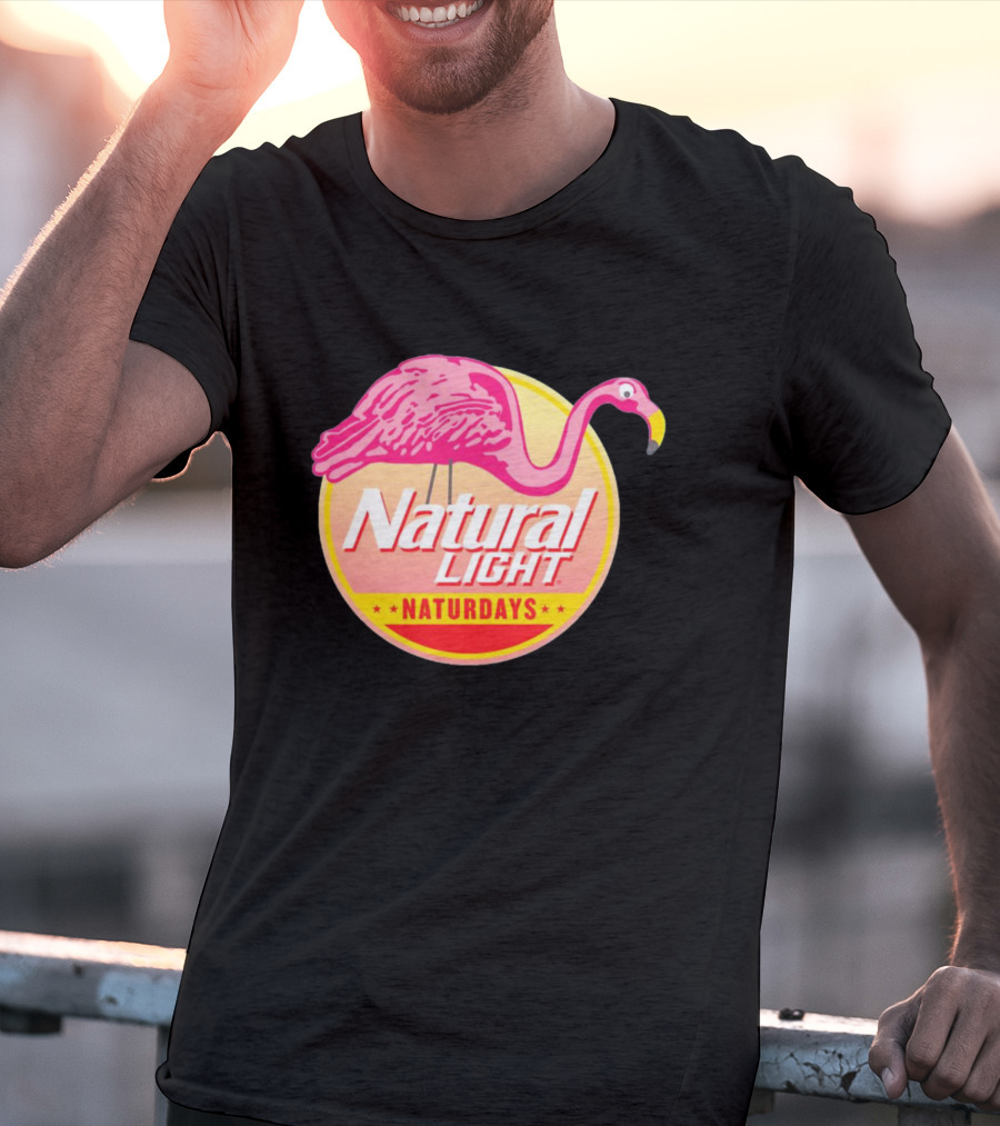 Natural Light Naturdays Flamingo T-Shirt