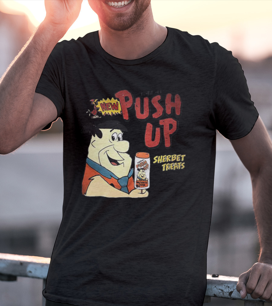 Fred Flintstone New Push Up Sherbet Treats T-Shirt