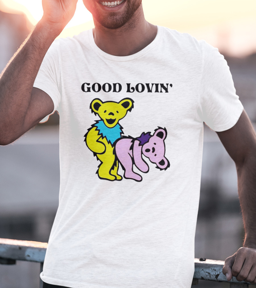 Grateful Dead Bears Good Lovin' Featuring Iconic Dancing Bears T-Shirt