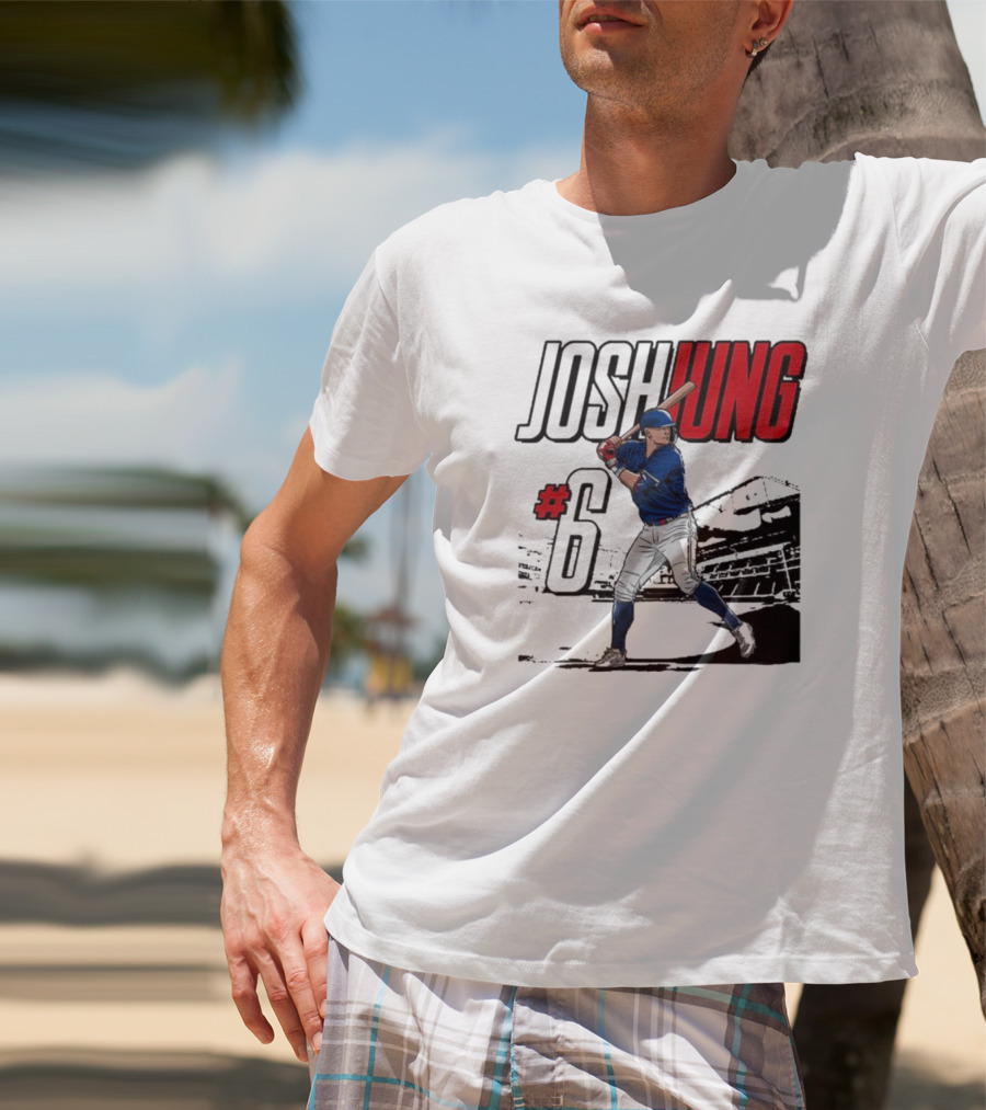 Josh Jung #6 Texas Baseball MVP Player T-Shirt