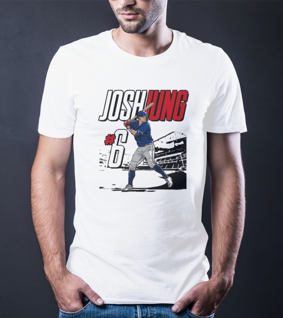 Josh Jung #6 Texas Baseball MVP Player T-Shirt