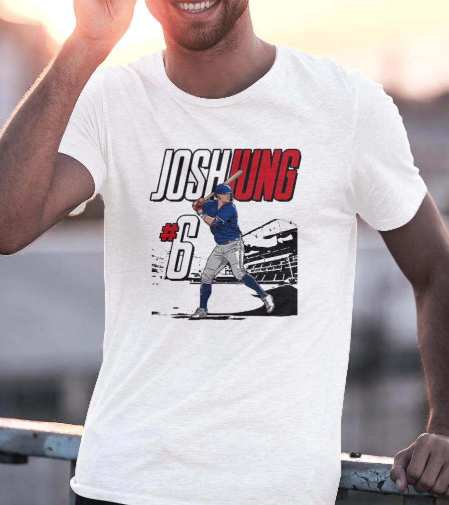 Josh Jung #6 Texas Baseball MVP Player T-Shirt