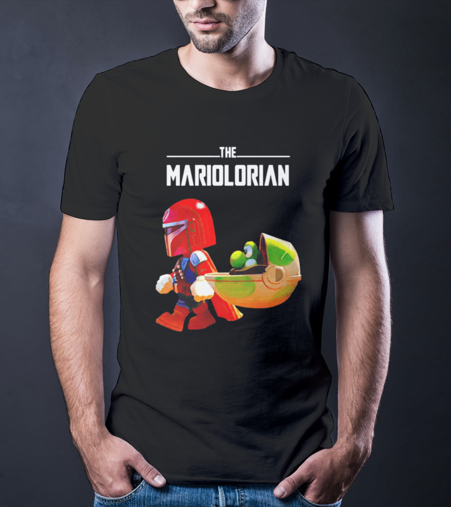 The Mandalorian And Super Mario The Mariolorian Yoshi T-Shirt