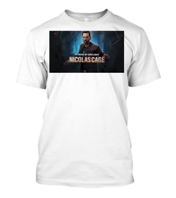 Dead By Daylight Nicolas Cage Survivor Character T-Shirt