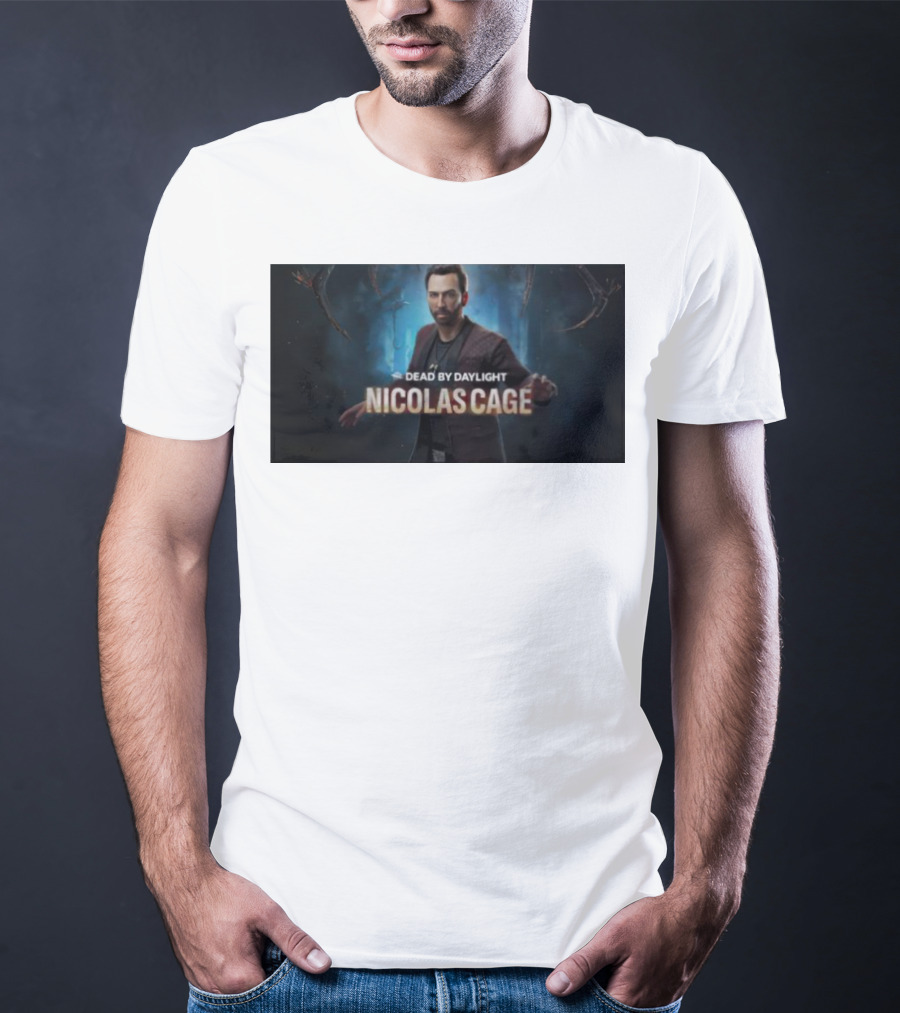Dead By Daylight Nicolas Cage Survivor Character T-Shirt