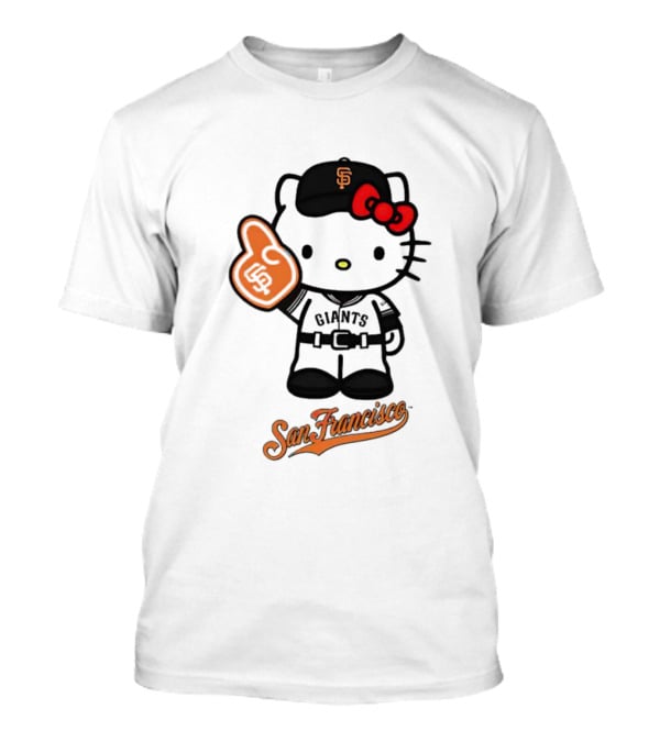 San Francisco Giants Hello Kitty Foam Finger T-Shirt