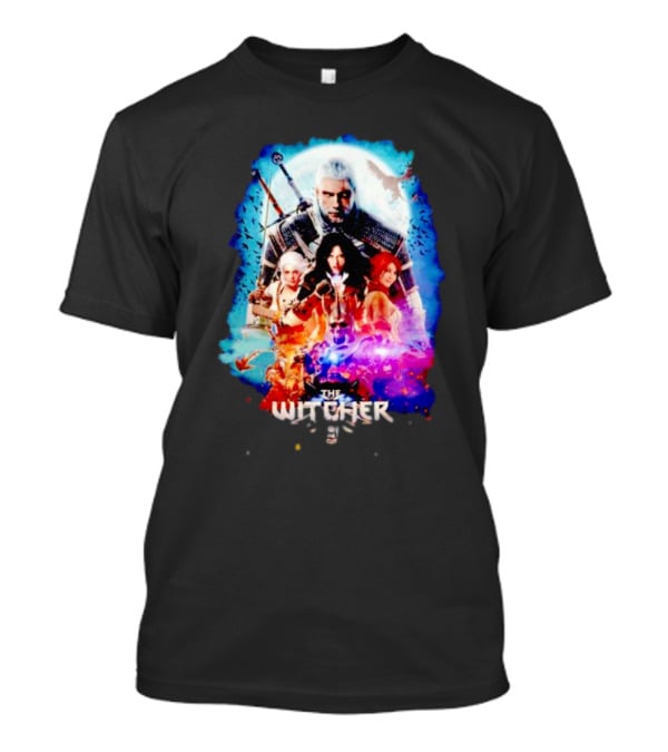 The Witcher Geralt Ciri Yennefer Triss Fantasy T-Shirt