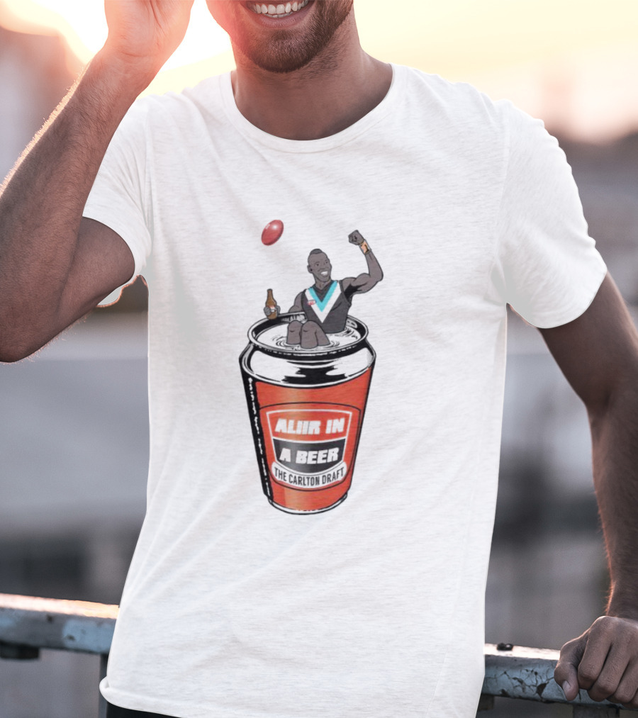 Aliir In A Beer Carlton Draft Player T-Shirt
