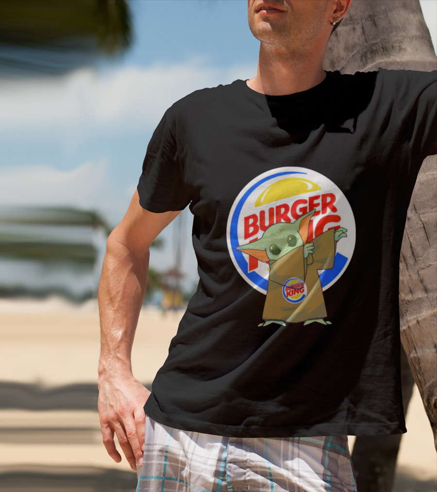 Baby Yoda Holding Burger King T-Shirt