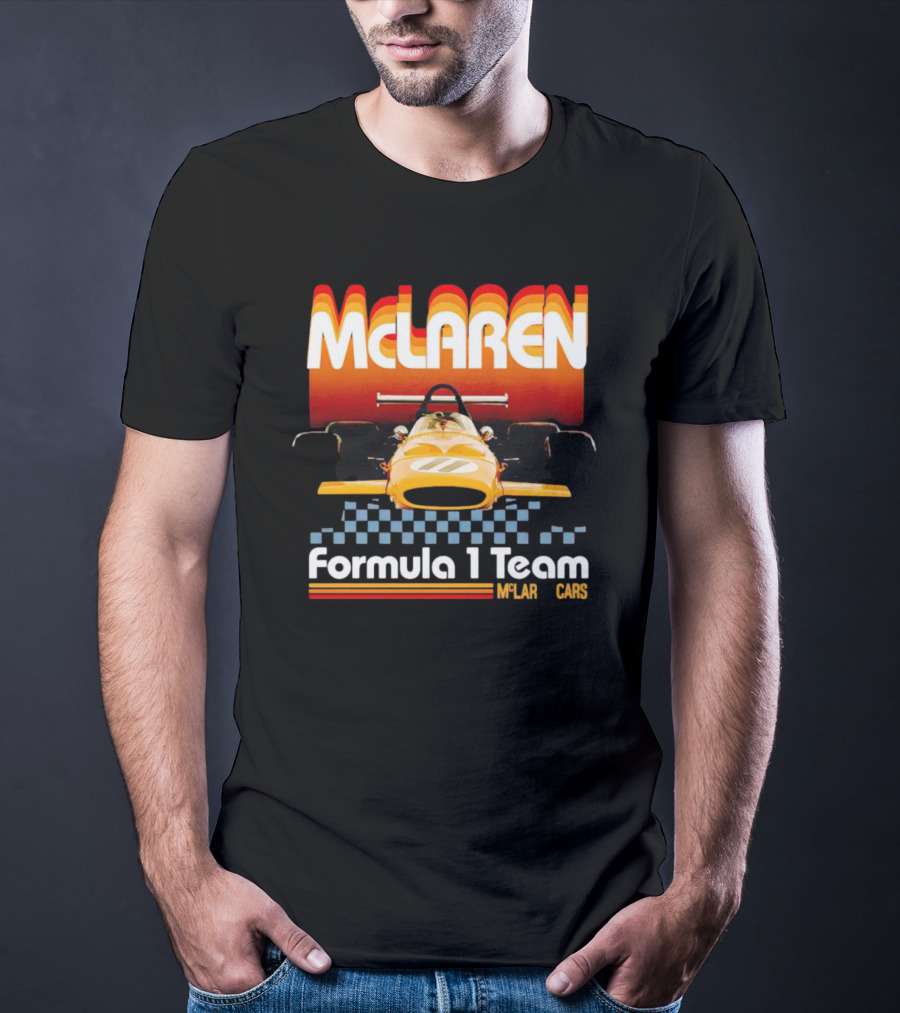 McLaren Formula 1 Team 1970s Racing Car T-Shirt