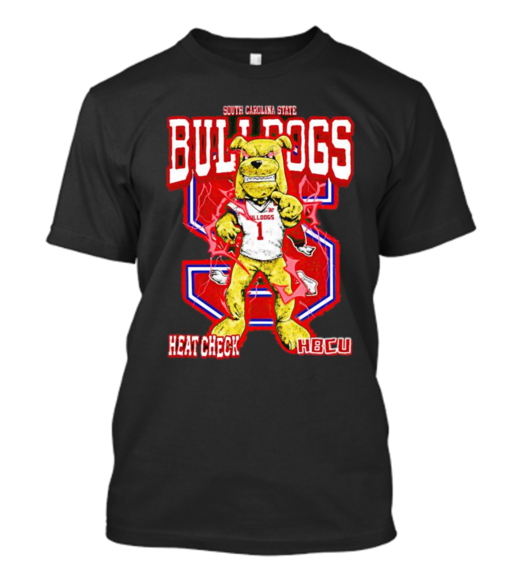 South Carolina State Bulldogs Heat Check HBCU Sports Mascot T-Shirt