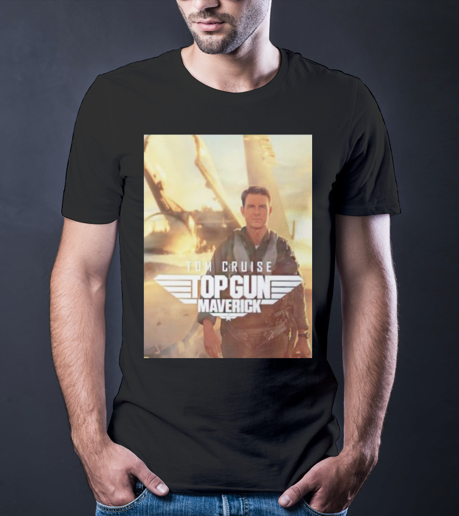 Tom Cruise Top Gun Maverick Pilot Iconic Movie Scene T-Shirt