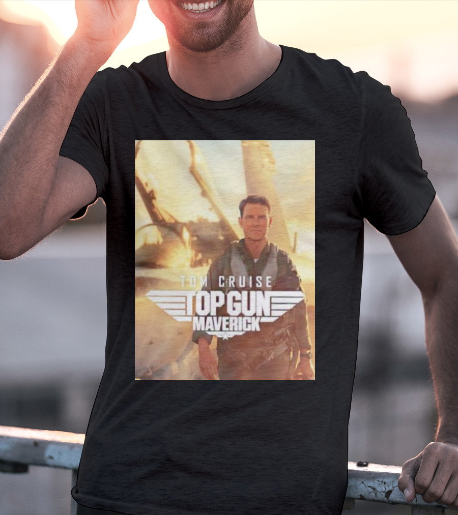 Tom Cruise Top Gun Maverick Pilot Iconic Movie Scene T-Shirt