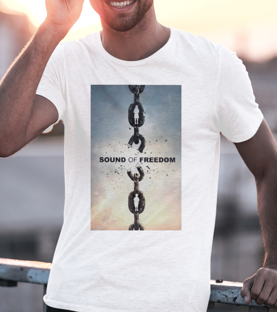 SOUND OF FREEDOM Broken Chains Symbolic T-Shirt
