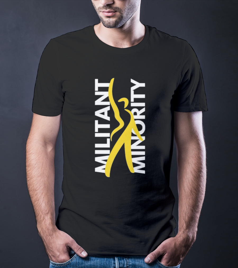 Militant Minority Yellow Figure T-Shirt