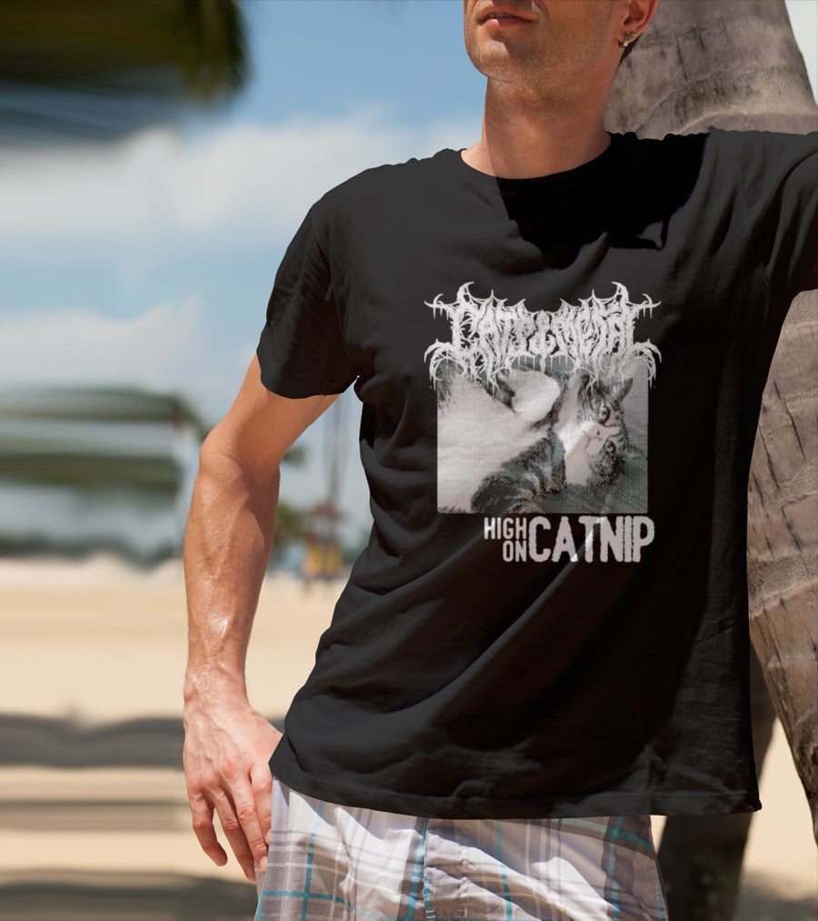 Parental Catnip Advisory High On Catnip T-Shirt