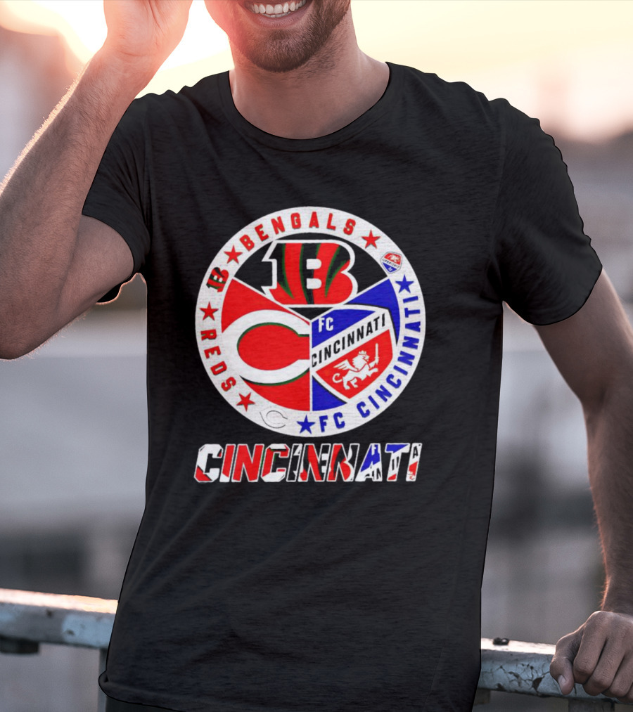 Bengals Reds FC Cincinnati Cincinnati T-Shirt
