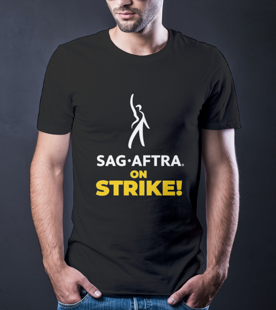 SAG AFTRA On Strike Logo Iconic T-Shirt