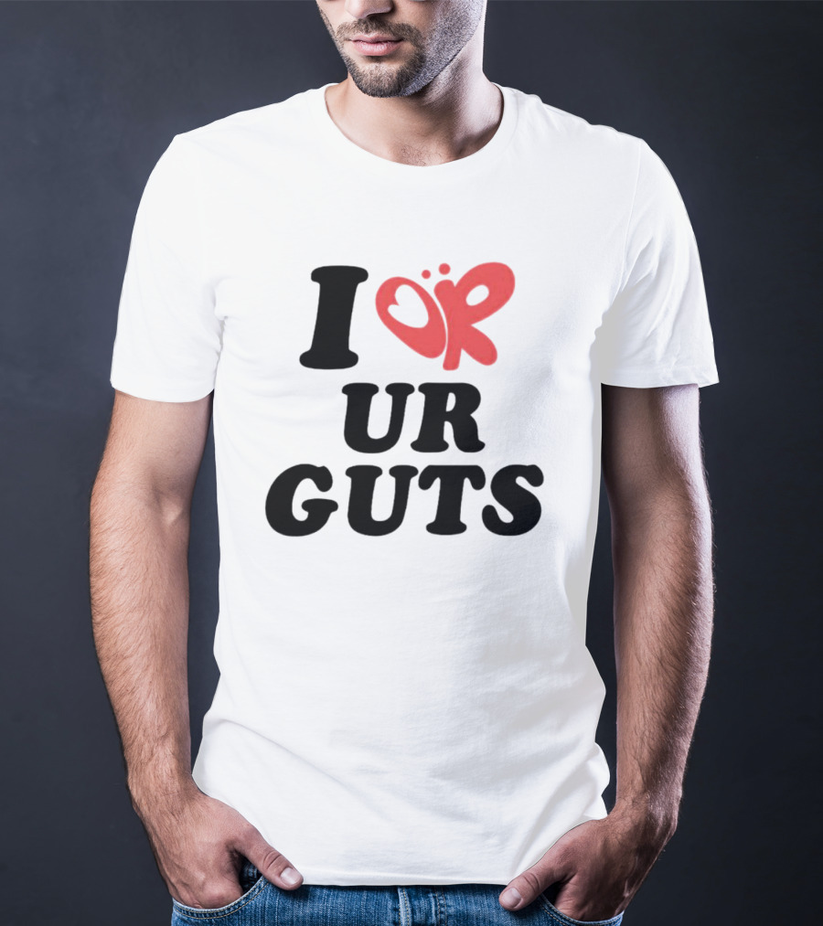 I Or Ur Guts Butterfly Heart T-Shirt