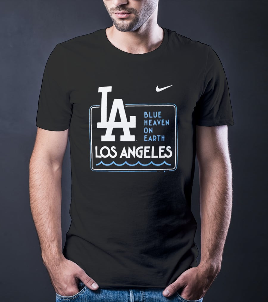 Los Angeles Dodgers Blue Heaven On Earth T-Shirt
