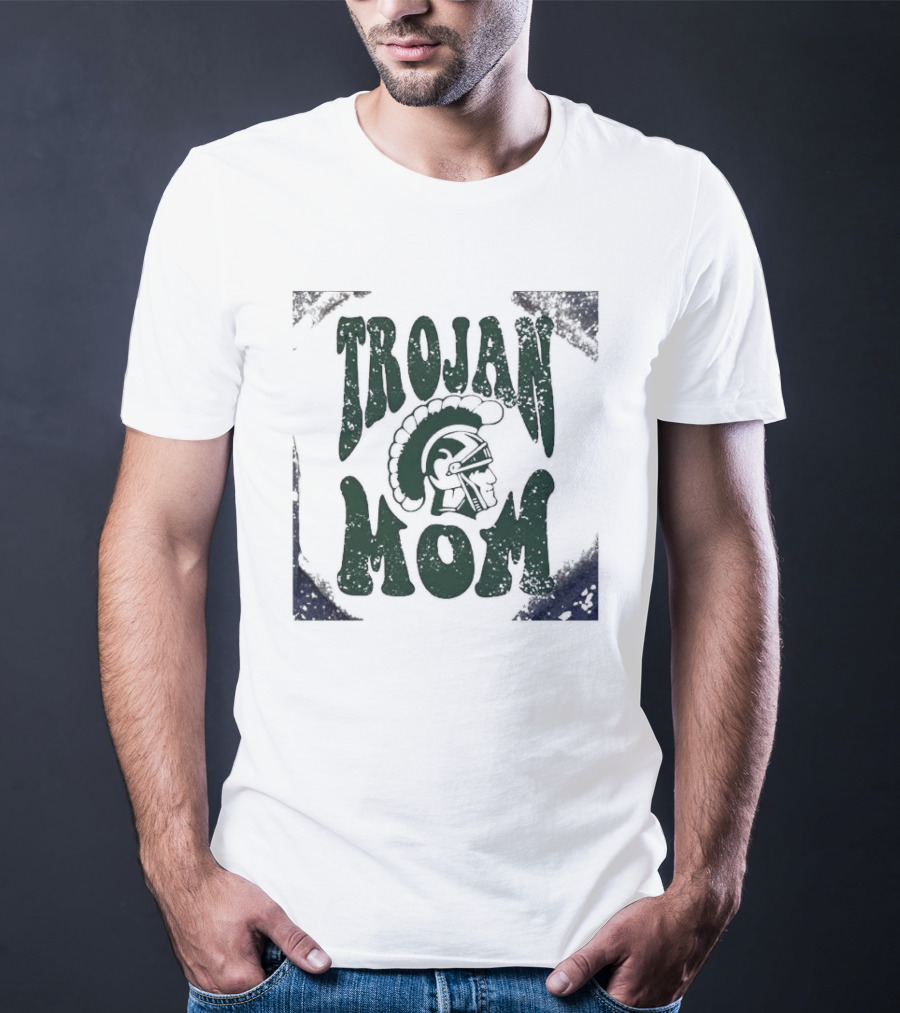 Trojan Mom Sports Team Fan Gear T-Shirt