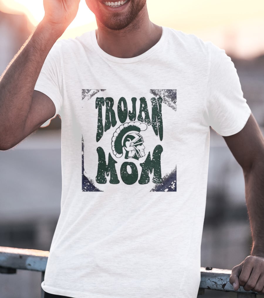 Trojan Mom Sports Team Fan Gear T-Shirt