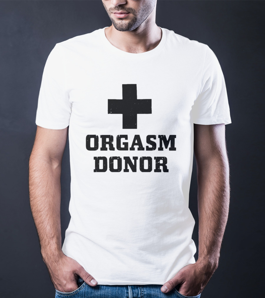 Grailz Orgasm Donor Cross T-Shirt