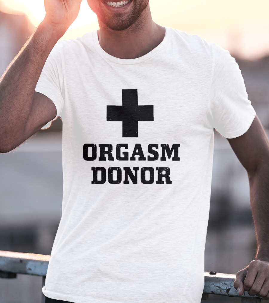 Grailz Orgasm Donor Cross T-Shirt