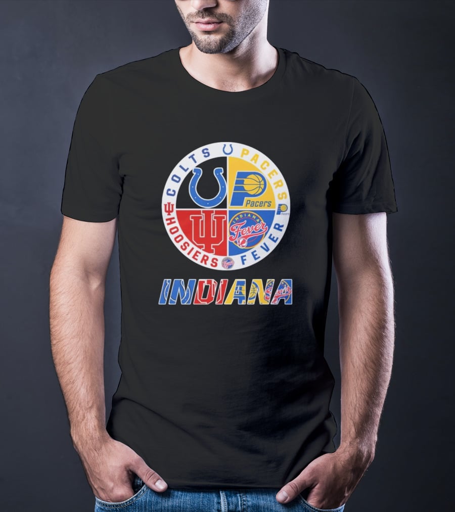 Colts Pacers Hoosiers Fever Indiana Sports T-Shirt