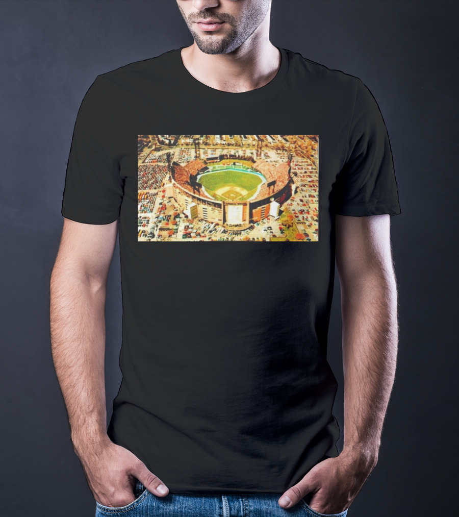 Baltimore Orioles Memorial Stadium Aerial View T-Shirt