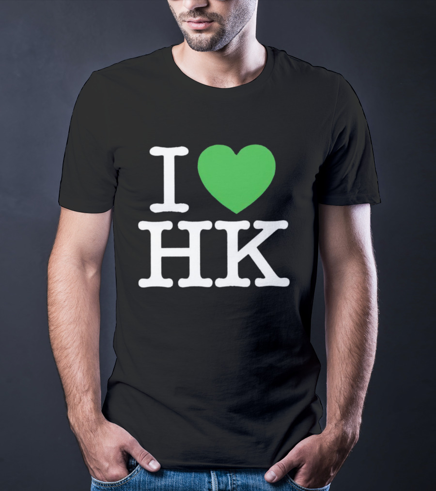 I Love HK Hong Kong Heart T-Shirt
