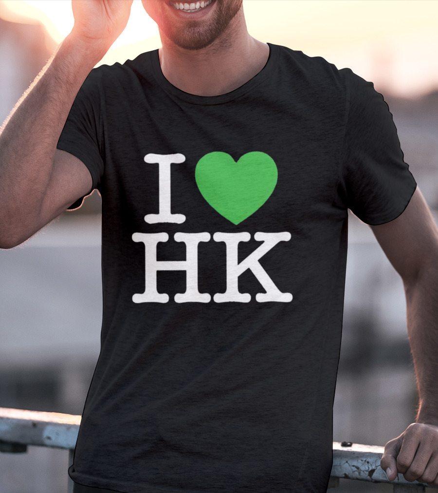 I Love HK Hong Kong Heart T-Shirt