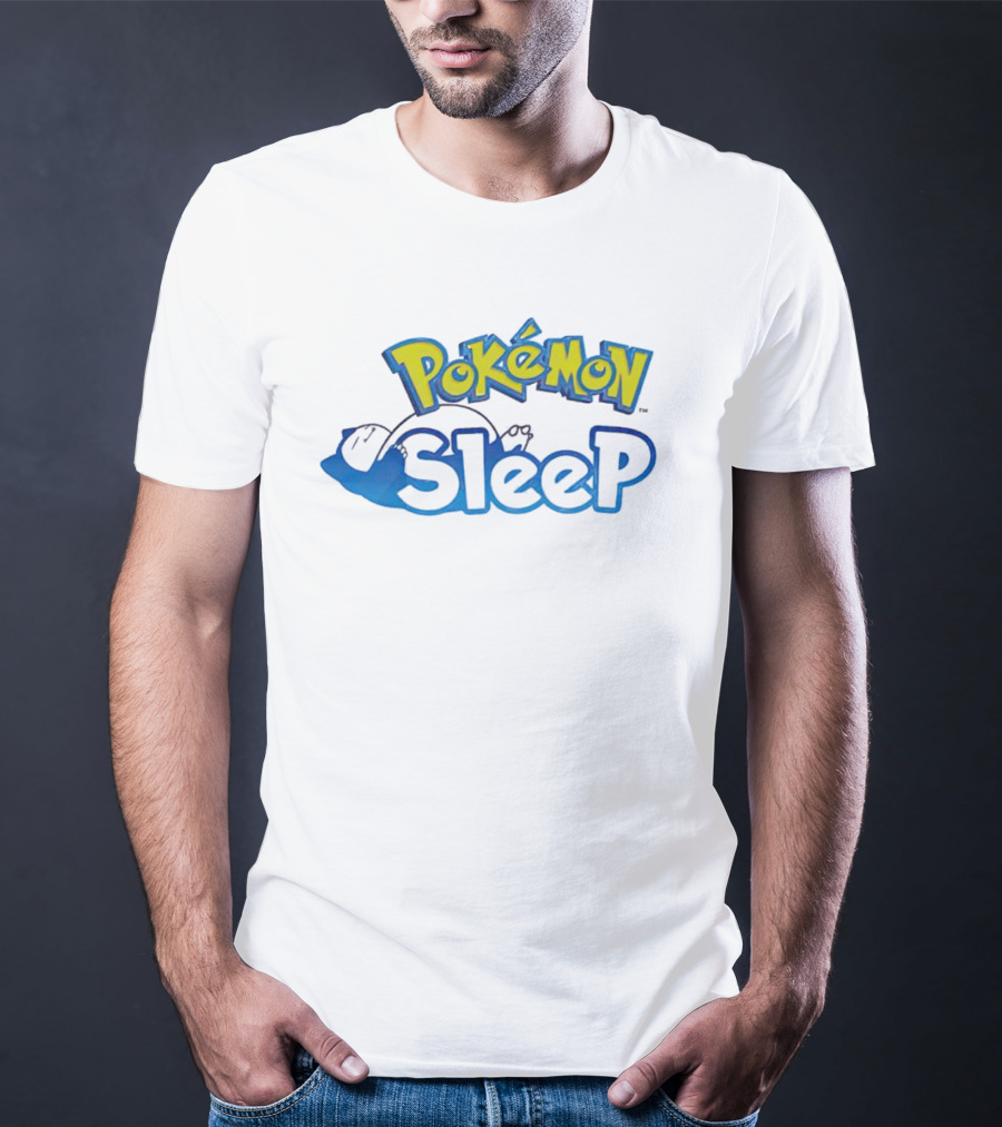 Pokémon Snorlax Sleep Logo Cartoon T-Shirt
