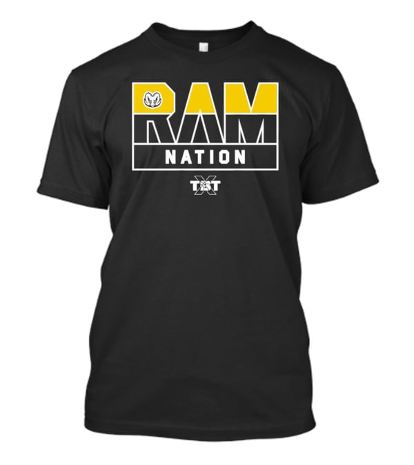 Ram Nation TBT Basketball Tournament Logo With Ram T-Shirt