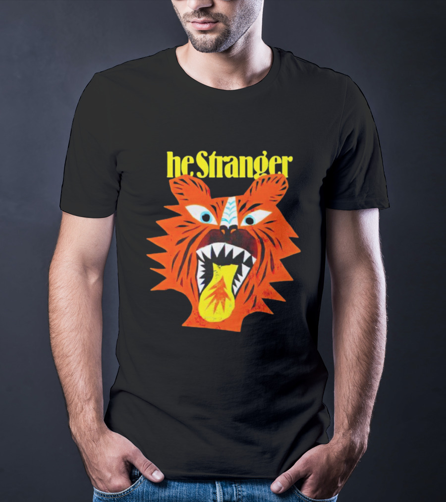 He Stranger Tiger Fierce Roaring Face T-Shirt