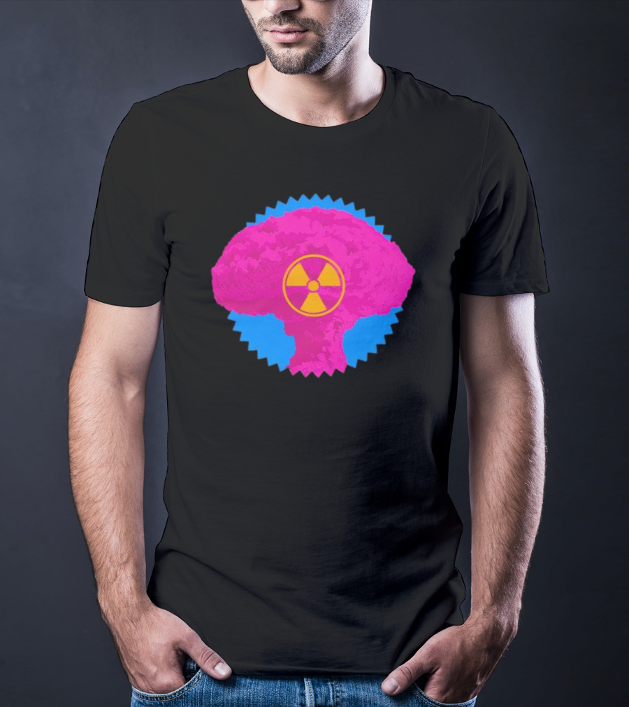 Barbie Box Office Bomb Pink Mushroom Cloud With Radiation T-Shirt