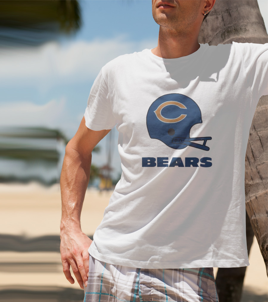 Chicago Bears Helmet Iconic T-Shirt