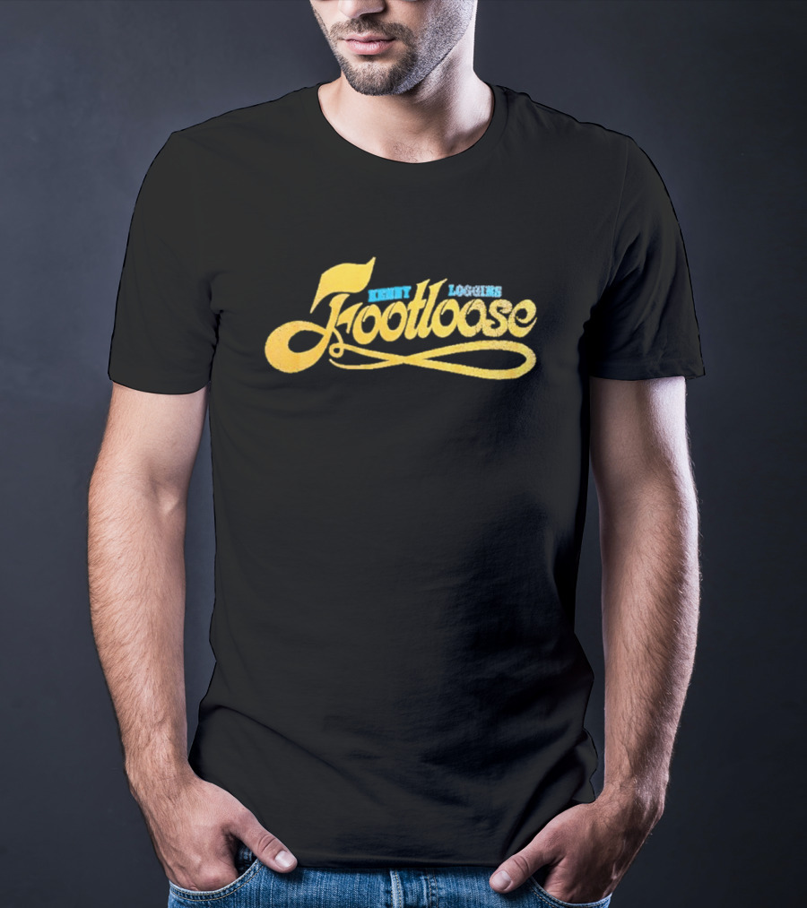 Kenny Loggins Footloose Vintage Retro Script T-Shirt