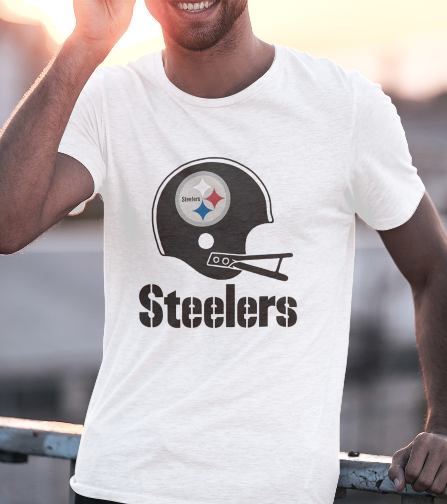 Pittsburgh Steelers Helmet Logo T-Shirt