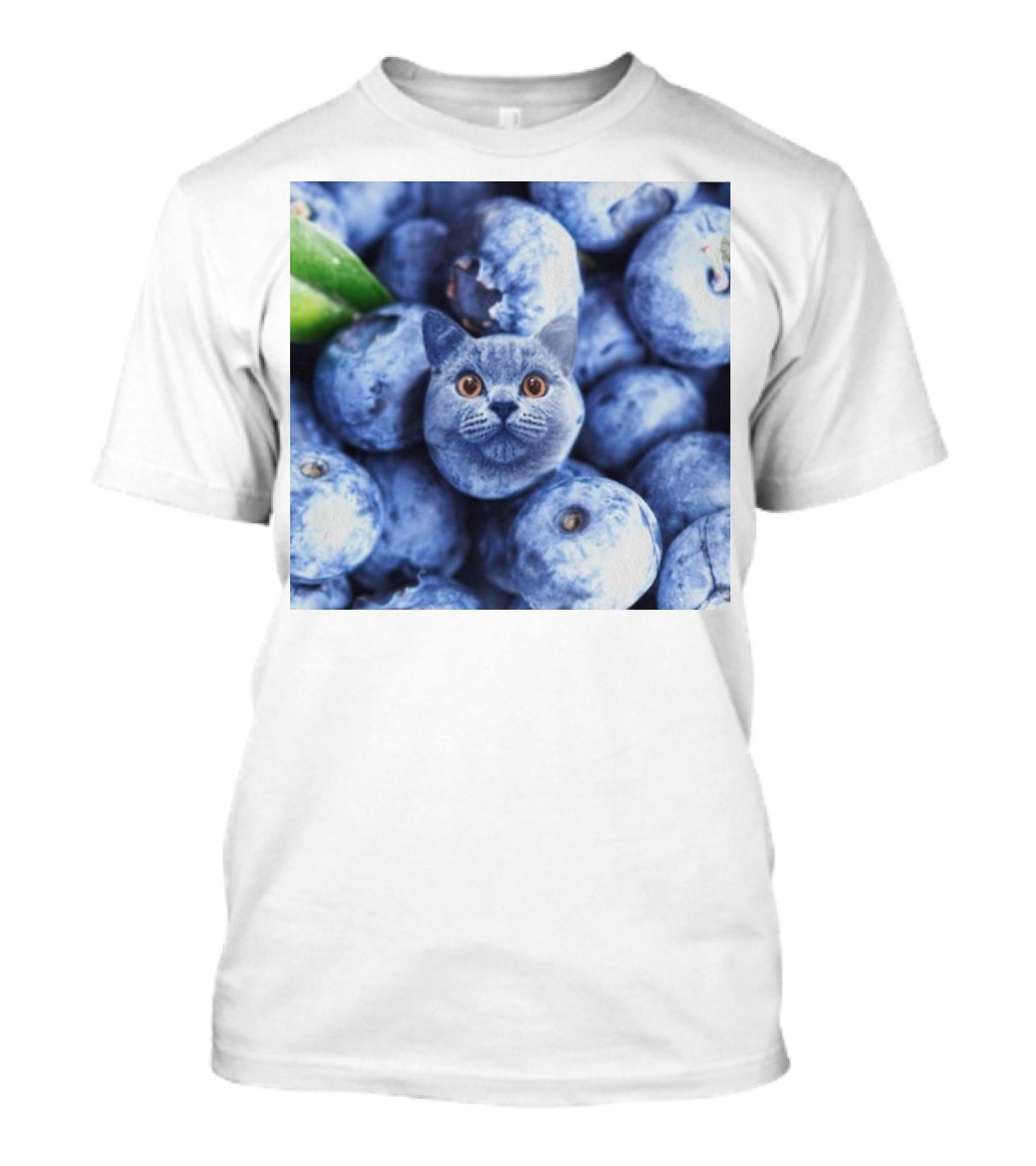 Cat Blueberries Meme T-Shirt