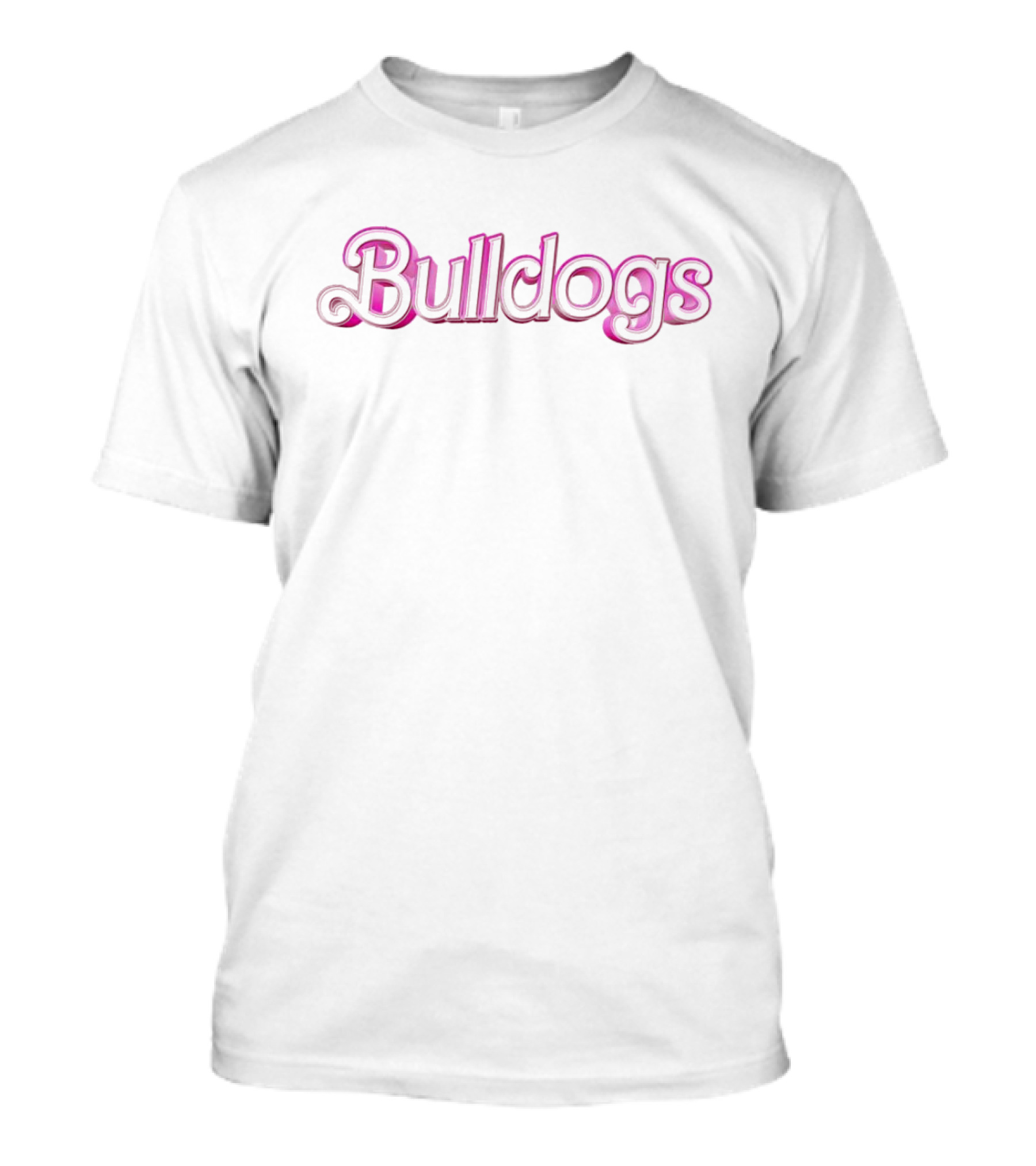 Georgia Bulldogs Barbie Vintage Pink Script T-Shirt
